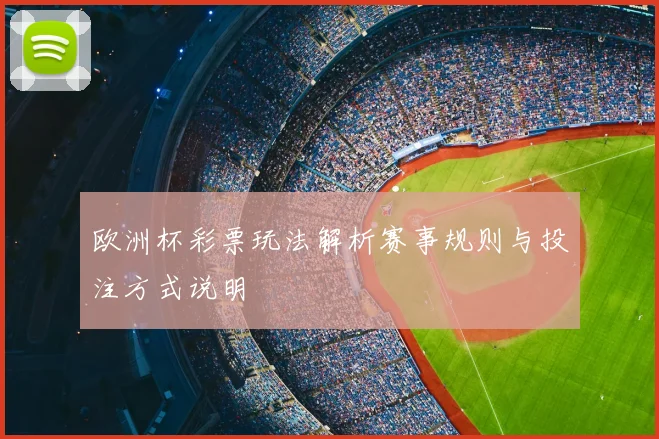 欧洲杯彩票玩法解析赛事规则与投注方式说明